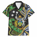 South Sea Islanders And Solomon Islands Hawaiian Shirt Solomons Coat Of Arms And Southern Cross