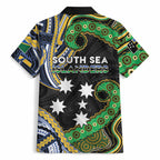 South Sea Islanders And Solomon Islands Hawaiian Shirt Solomons Coat Of Arms And Southern Cross