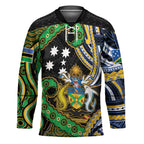South Sea Islanders And Solomon Islands Hockey Jersey Solomons Coat Of Arms And Southern Cross