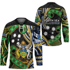 South Sea Islanders And Solomon Islands Hockey Jersey Solomons Coat Of Arms And Southern Cross
