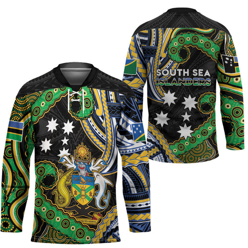 South Sea Islanders And Solomon Islands Hockey Jersey Solomons Coat Of Arms And Southern Cross