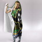 South Sea Islanders And Solomon Islands Hooded Blanket Solomons Coat Of Arms And Southern Cross