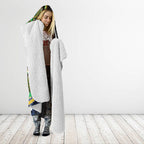 South Sea Islanders And Solomon Islands Hooded Blanket Solomons Coat Of Arms And Southern Cross