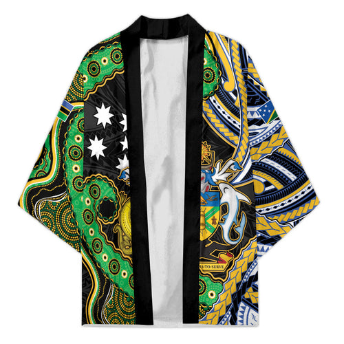 South Sea Islanders And Solomon Islands Kimono Solomons Coat Of Arms And Southern Cross