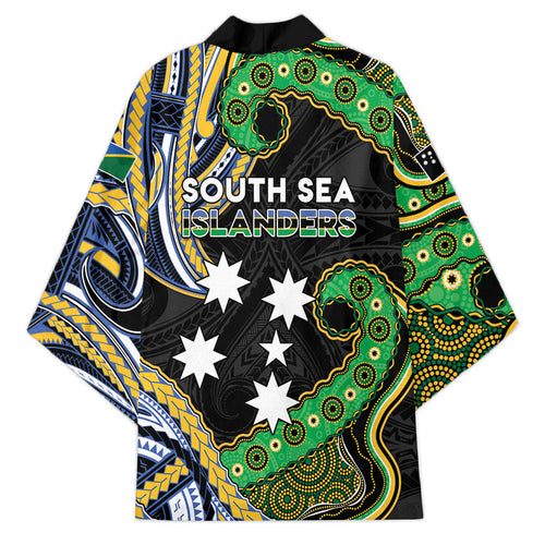 South Sea Islanders And Solomon Islands Kimono Solomons Coat Of Arms And Southern Cross