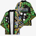 South Sea Islanders And Solomon Islands Kimono Solomons Coat Of Arms And Southern Cross