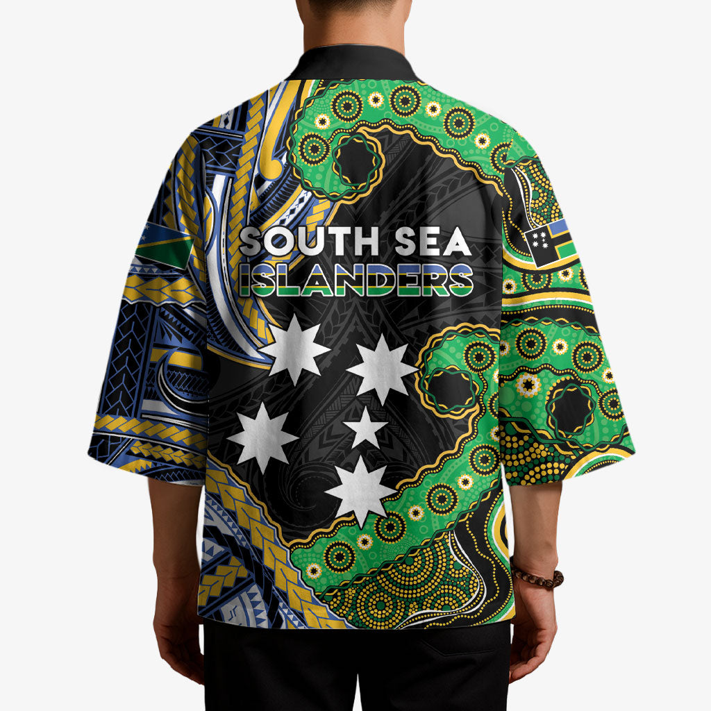 South Sea Islanders And Solomon Islands Kimono Solomons Coat Of Arms And Southern Cross