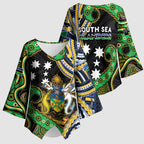 South Sea Islanders And Solomon Islands Kimono Sleeve Blouse Solomons Coat Of Arms And Southern Cross