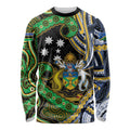 South Sea Islanders And Solomon Islands Long Sleeve Shirt Solomons Coat Of Arms And Southern Cross
