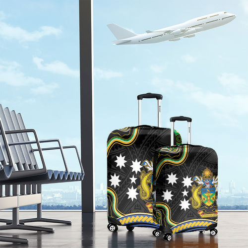 South Sea Islanders And Solomon Islands Luggage Cover Solomons Coat Of Arms And Southern Cross