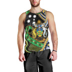 South Sea Islanders And Solomon Islands Men Tank Top Solomons Coat Of Arms And Southern Cross