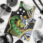 South Sea Islanders And Solomon Islands Men Tank Top Solomons Coat Of Arms And Southern Cross
