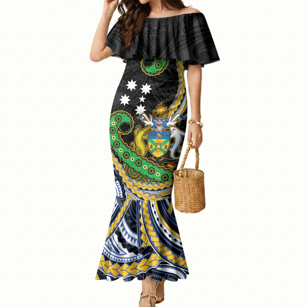 South Sea Islanders And Solomon Islands Mermaid Dress Solomons Coat Of Arms And Southern Cross