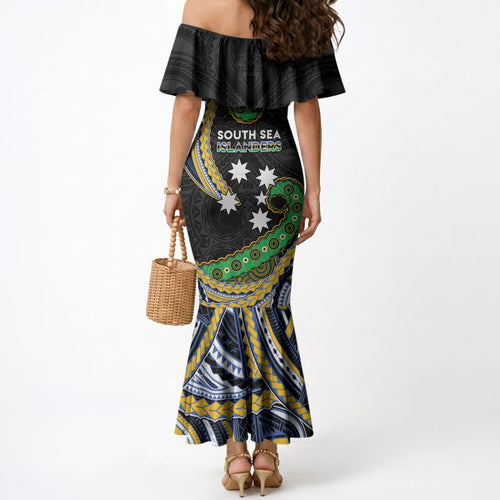 South Sea Islanders And Solomon Islands Mermaid Dress Solomons Coat Of Arms And Southern Cross