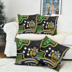 South Sea Islanders And Solomon Islands Pillow Cover Solomons Coat Of Arms And Southern Cross