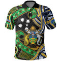 South Sea Islanders And Solomon Islands Polo Shirt Solomons Coat Of Arms And Southern Cross