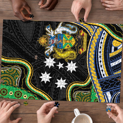 South Sea Islanders And Solomon Islands Puzzle Solomons Coat Of Arms And Southern Cross