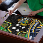 South Sea Islanders And Solomon Islands Puzzle Solomons Coat Of Arms And Southern Cross
