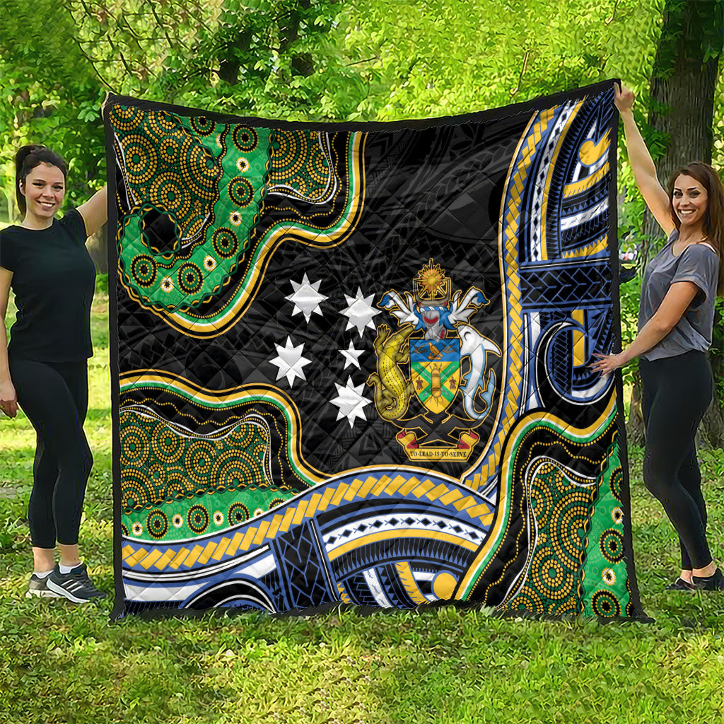 South Sea Islanders And Solomon Islands Quilt Solomons Coat Of Arms And Southern Cross