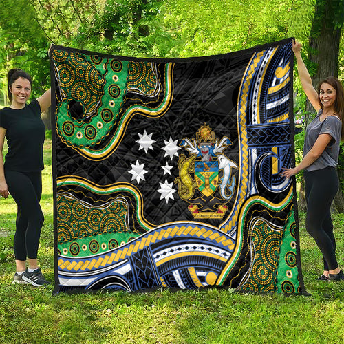 South Sea Islanders And Solomon Islands Quilt Solomons Coat Of Arms And Southern Cross