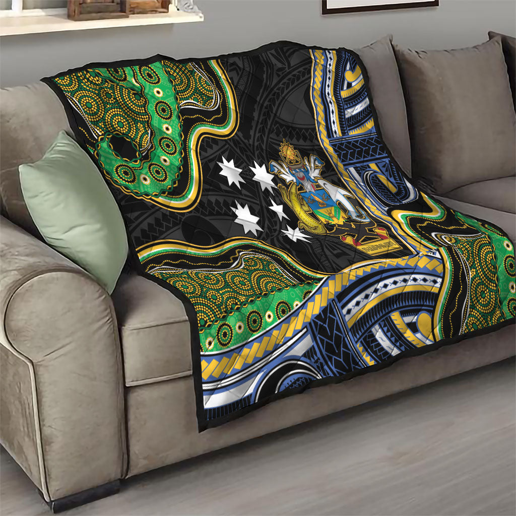 South Sea Islanders And Solomon Islands Quilt Solomons Coat Of Arms And Southern Cross