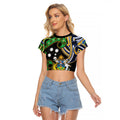 South Sea Islanders And Solomon Islands Raglan Cropped T Shirt Solomons Coat Of Arms And Southern Cross