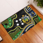 South Sea Islanders And Solomon Islands Rubber Doormat Solomons Coat Of Arms And Southern Cross