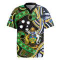 South Sea Islanders And Solomon Islands Rugby Jersey Solomons Coat Of Arms And Southern Cross