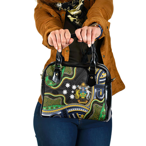 South Sea Islanders And Solomon Islands Shoulder Handbag Solomons Coat Of Arms And Southern Cross