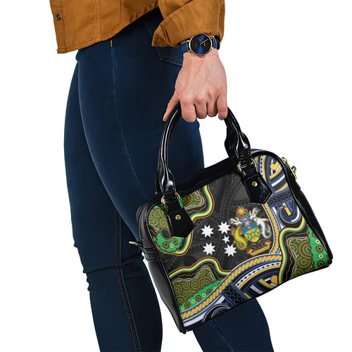 South Sea Islanders And Solomon Islands Shoulder Handbag Solomons Coat Of Arms And Southern Cross