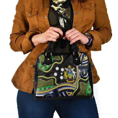 South Sea Islanders And Solomon Islands Shoulder Handbag Solomons Coat Of Arms And Southern Cross