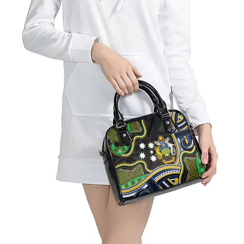 South Sea Islanders And Solomon Islands Shoulder Handbag Solomons Coat Of Arms And Southern Cross