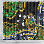 South Sea Islanders And Solomon Islands Shower Curtain Solomons Coat Of Arms And Southern Cross