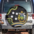 South Sea Islanders And Solomon Islands Spare Tire Cover Solomons Coat Of Arms And Southern Cross