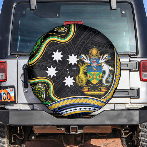 South Sea Islanders And Solomon Islands Spare Tire Cover Solomons Coat Of Arms And Southern Cross