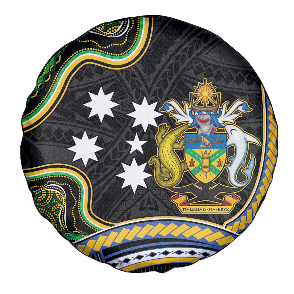 South Sea Islanders And Solomon Islands Spare Tire Cover Solomons Coat Of Arms And Southern Cross