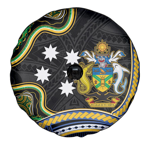 South Sea Islanders And Solomon Islands Spare Tire Cover Solomons Coat Of Arms And Southern Cross