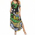 South Sea Islanders And Solomon Islands Summer Maxi Dress Solomons Coat Of Arms And Southern Cross