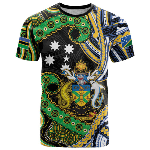 South Sea Islanders And Solomon Islands T Shirt Solomons Coat Of Arms And Southern Cross