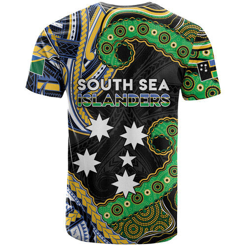 South Sea Islanders And Solomon Islands T Shirt Solomons Coat Of Arms And Southern Cross