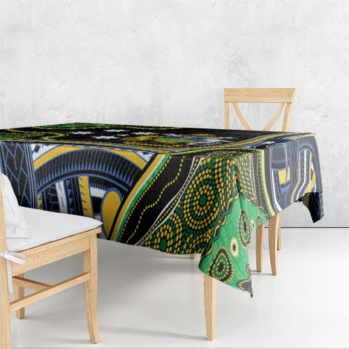 South Sea Islanders And Solomon Islands Tablecloth Solomons Coat Of Arms And Southern Cross