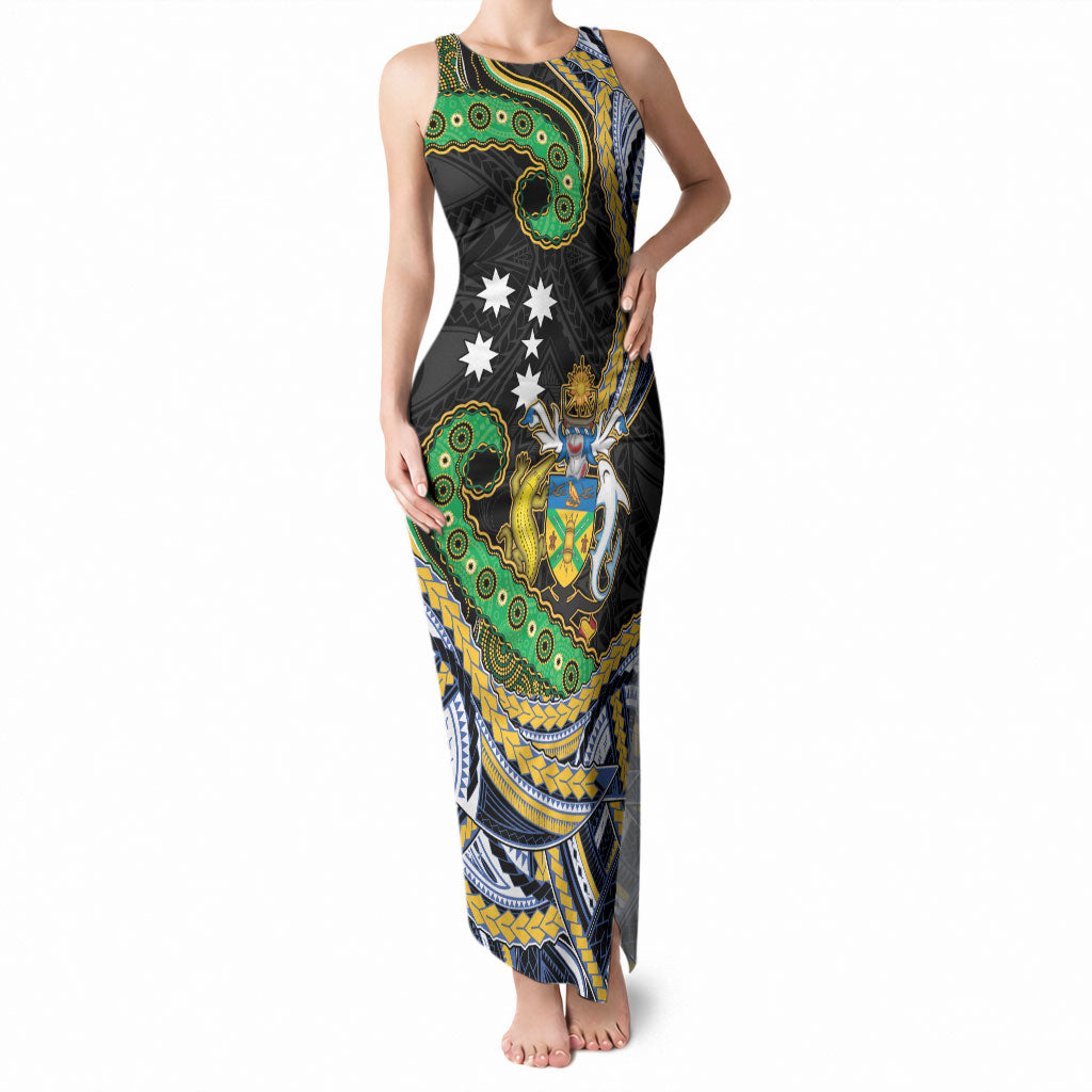 South Sea Islanders And Solomon Islands Tank Maxi Dress Solomons Coat Of Arms And Southern Cross