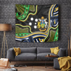 South Sea Islanders And Solomon Islands Tapestry Solomons Coat Of Arms And Southern Cross