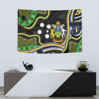 South Sea Islanders And Solomon Islands Tapestry Solomons Coat Of Arms And Southern Cross