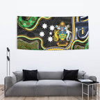 South Sea Islanders And Solomon Islands Tapestry Solomons Coat Of Arms And Southern Cross
