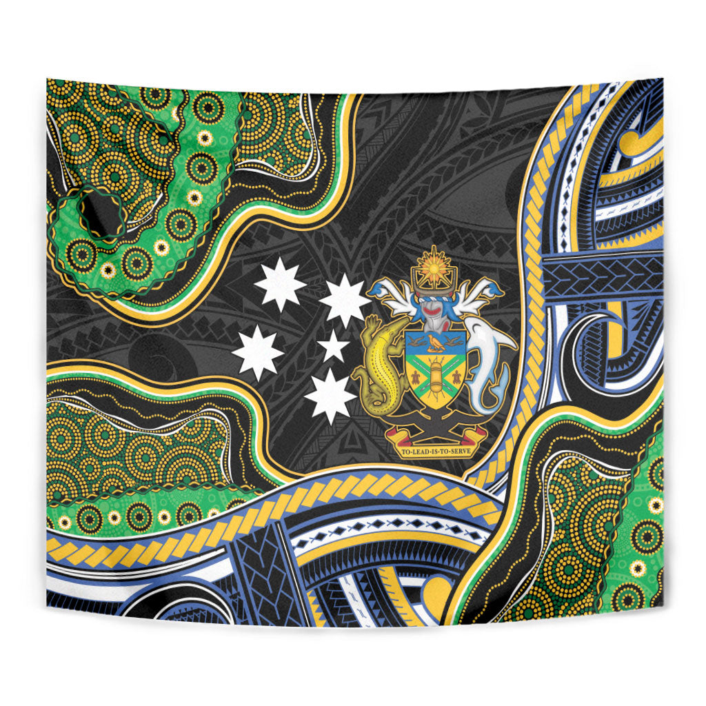 South Sea Islanders And Solomon Islands Tapestry Solomons Coat Of Arms And Southern Cross