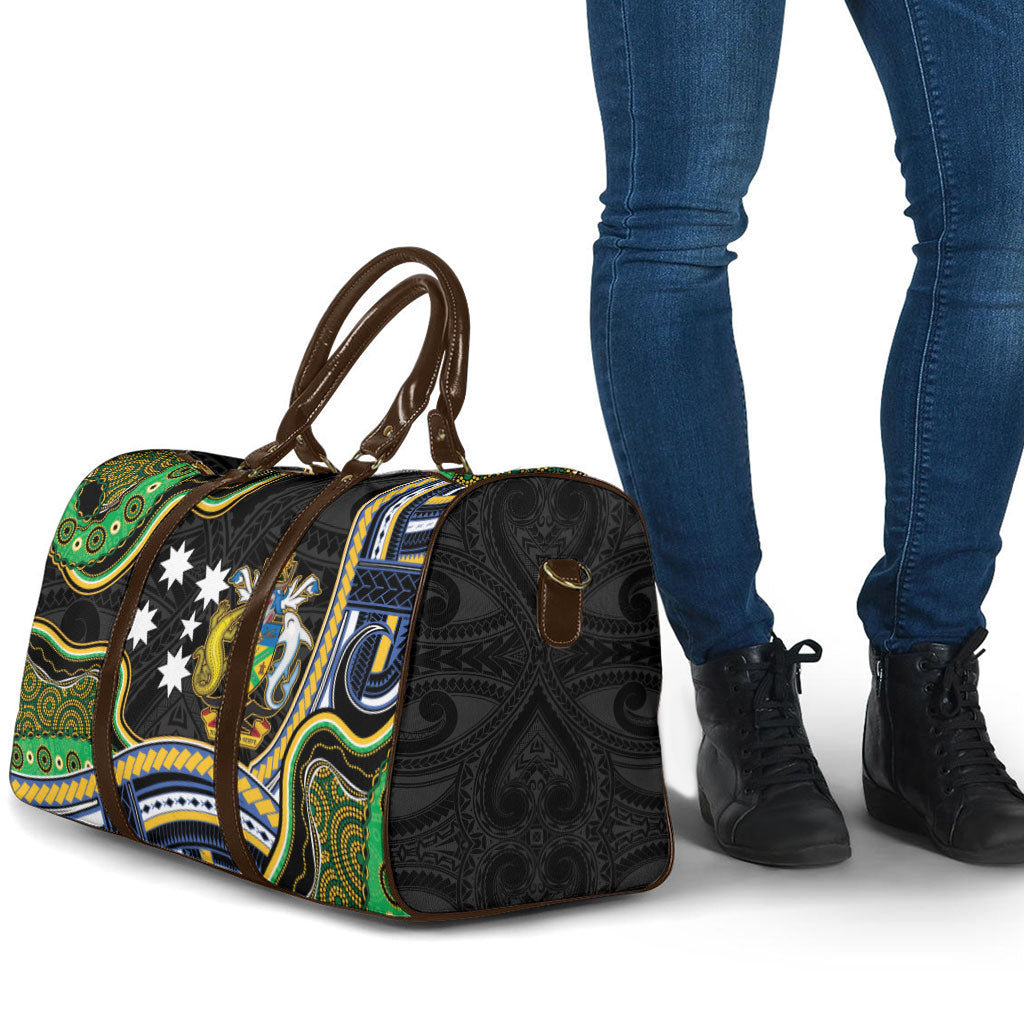 South Sea Islanders And Solomon Islands Travel Bag Solomons Coat Of Arms And Southern Cross