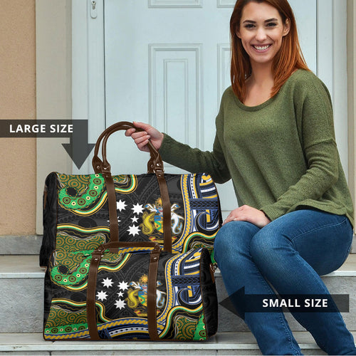 South Sea Islanders And Solomon Islands Travel Bag Solomons Coat Of Arms And Southern Cross