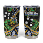 South Sea Islanders And Solomon Islands Tumbler Cup Solomons Coat Of Arms And Southern Cross