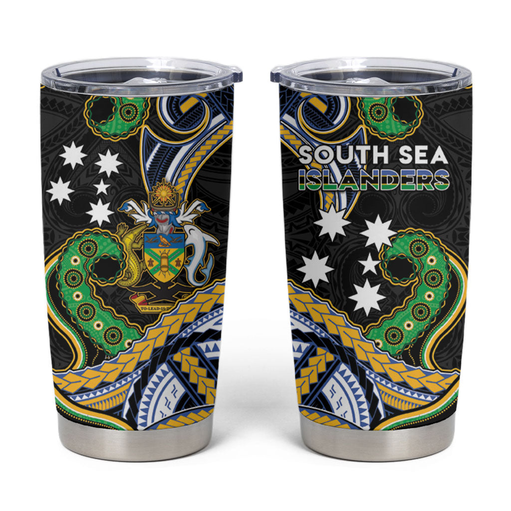 South Sea Islanders And Solomon Islands Tumbler Cup Solomons Coat Of Arms And Southern Cross